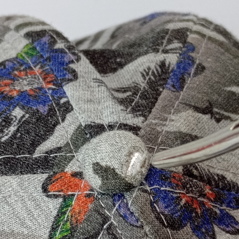 Denver Broncos New Era 9FIFTY Floral Snapback Hat Gray Black NFL - Picture 7 of 11